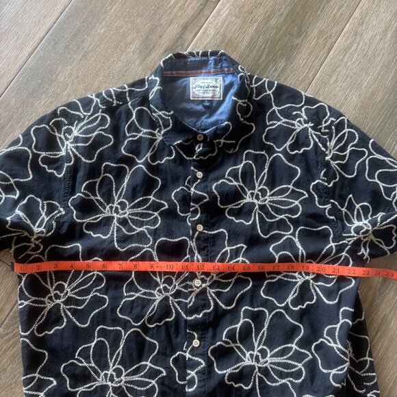 Flag & Anthem mens short sleeve, all cotton, embroidered casual shirt size XL - Picture 5 of 9